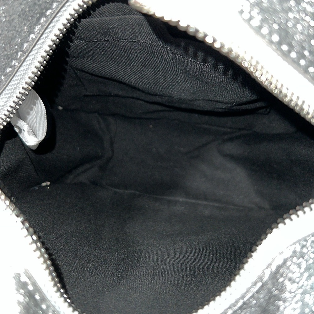 PRICE IS FIRM - Fine By Me Silver Glittery Ghost Crossbody - Picture 9 of 10